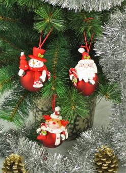 Weihnachtsbaumhänger mit Kugel 